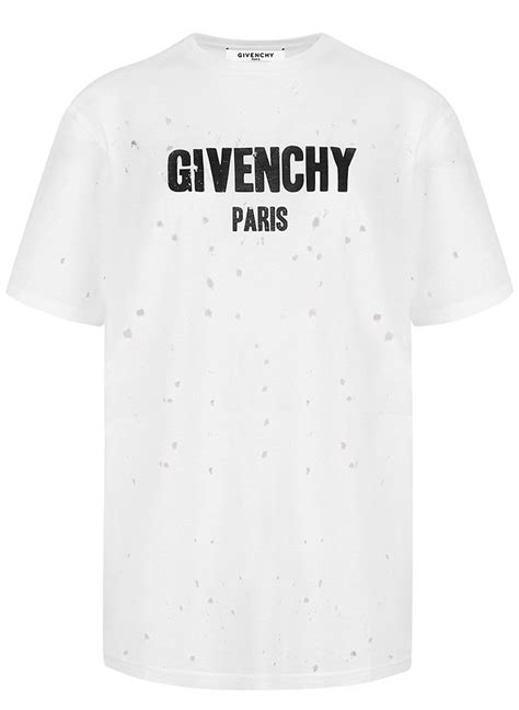 givenchy long sleeve men's|givenchy t shirt with holes.